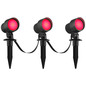 Preview: Brilliant Kamara LED Außenspießleuchte 3er Set 8,5W IP44 Schwarz Bluetooth G40911/06