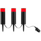 Preview: Brilliant Dody LED Außenspießleuchte 3er Set 8,5W IP44 Schwarz Weiß Bluetooth G40912/76