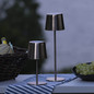 Preview: Brilliant Xaana LED Außentischleuchte 37cm 4W IP44 Helles Kupfer USB G40939/29