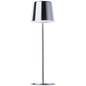 Preview: Brilliant Xaana LED Außentischleuchte 37cm 4W IP44 Satiniertes Nickel Alu Gebürstet USB G40939/68