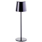 Preview: Brilliant Xaana LED Außentischleuchte 37cm 4W IP44 Schwarz Verchromt USB G40939/76