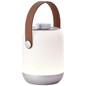 Preview: Brilliant Gemma LED Außentischleuchte 1,9W Warmweiß IP44 Weiß USB G40956/05