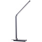 Preview: Brilliant Florence LED Tischleuchte 38cm 5W Schwarz USB, Wireless charging G60090/06