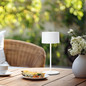 Preview: Brilliant Helio LED Tischleuchte LED 21cm 2W Warmweiß Weiß USB G60181A05