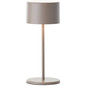 Preview: Brilliant Helio LED Tischleuchte LED 21cm 2W Warmweiß Taupe USB G60181A20