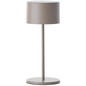 Preview: Brilliant Helio LED Tischleuchte LED 21cm 2W Warmweiß Taupe USB G60181A20