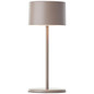Preview: Brilliant Helio LED Tischleuchte LED 21cm 2W Warmweiß Taupe USB G60181A20