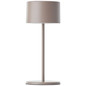 Preview: Brilliant Helio LED Tischleuchte LED 21cm 2W Warmweiß Taupe USB G60181A20