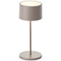 Preview: Brilliant Helio LED Tischleuchte LED 21cm 2W Warmweiß Taupe USB G60181A20