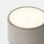 Preview: Brilliant Helio LED Tischleuchte LED 21cm 2W Warmweiß Taupe USB G60181A20