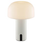 Preview: Brilliant Mattis LED Tischleuchte LED 21cm 2,5W Extra Warmweiss IP44 Beige Weiß G60305/09