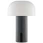 Preview: Brilliant Mattis LED Tischleuchte LED 21cm 2,5W Extra Warmweiss IP44 Grau Weiß G60305/22