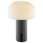 Preview: Brilliant Mattis LED Tischleuchte LED 21cm 2,5W Extra Warmweiss IP44 Grau Weiß G60305/22