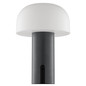 Preview: Brilliant Mattis LED Tischleuchte LED 21cm 2,5W Extra Warmweiss IP44 Grau Weiß G60305/22