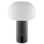 Preview: Brilliant Mattis LED Tischleuchte LED 21cm 2,5W Extra Warmweiss IP44 Grau Weiß G60305/22
