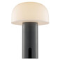 Preview: Brilliant Mattis LED Tischleuchte LED 21cm 2,5W Extra Warmweiss IP44 Grau Weiß G60305/22