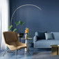 Preview: Brilliant Bow LED Stehleuchte 179cm 14W Aluminium G70611/21