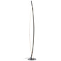 Preview: Brilliant Visby LED Stehleuchte 120cm 18W Warmweiß Schwarz Natur G70900/76