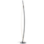 Preview: Brilliant Visby LED Stehleuchte 120cm 18W Warmweiß Schwarz Natur G70900/76