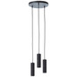Preview: Brilliant Marty LED Pendelleuchte 3-flammig GU10 5W/5W Warmweiß Sand Schwarz G80051/76