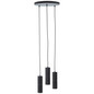 Preview: Brilliant Marty LED Pendelleuchte 3-flammig GU10 5W/5W Warmweiß Sand Schwarz G80051/76
