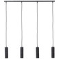 Preview: Brilliant Marty LED Pendelleuchte 4-flammig GU10 5W/5W Warmweiß Sand Schwarz G80052/76
