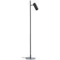 Preview: Brilliant Marty LED Stehleuchte 130cm GU10 5W/5W Warmweiß Sand Schwarz G80054/76
