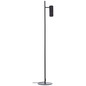 Preview: Brilliant Marty LED Stehleuchte 130cm GU10 5W/5W Warmweiß Sand Schwarz G80054/76