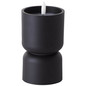 Preview: Brilliant Lovere LED-Kerze 8cm IP44 Schwarz Timer G80121/06