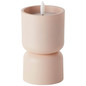 Preview: Brilliant Lovere LED-Kerze 8cm IP44 Beige Hellbraun Timer G80121/28