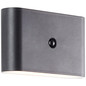 Preview: Brilliant Xino LED Außenwandleuchte mit Bewegungsmelder 3W Warmweiß IP44 Schwarz Bewegungsmelder, USB, Magnet G80605/06