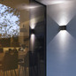 Preview: Brilliant Xino LED Außenwandleuchte mit Bewegungsmelder 3W Warmweiß IP44 Schwarz Bewegungsmelder, USB, Magnet G80605/06