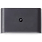 Preview: Brilliant Xino LED Außenwandleuchte mit Bewegungsmelder 3W Warmweiß IP44 Schwarz Bewegungsmelder, USB, Magnet G80605/06