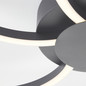 Preview: Brilliant Fico LED Deckenleuchte 65cm 32W Schwarz G80662/06