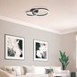 Preview: Brilliant Aurelia LED Deckenleuchte 30x40cm 20W Neutralweiß Schwarz G80766/06