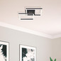 Preview: Brilliant Ranni LED Deckenleuchte 41x41cm 20W Neutralweiß Schwarz G80775/06