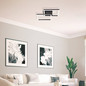 Preview: Brilliant Ranni LED Deckenleuchte 41x41cm 20W Neutralweiß Schwarz G80775/06