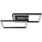 Preview: Brilliant Ranni LED Deckenleuchte 41x41cm 20W Neutralweiß Schwarz G80775/06