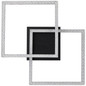 Preview: Brilliant Ranni LED Deckenleuchte 41x41cm 20W Neutralweiß Schwarz G80775/06