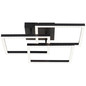Preview: Brilliant Ranni LED Deckenleuchte 46,x46,5cm 28W Neutralweiß Schwarz G80776/06