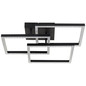Preview: Brilliant Ranni LED Deckenleuchte 46,x46,5cm 28W Neutralweiß Schwarz G80776/06