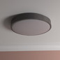 Preview: Brilliant Filiz LED Deckenleuchte 38,5cm 24W Warmweiß Weiß Grau G80820/70