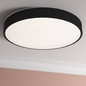 Preview: Brilliant Filiz LED Deckenleuchte 49cm 36W Schwarz Weiß G80821/76