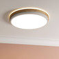 Preview: Brilliant Baarlo LED Deckenleuchte 35cm 24W Warmweiß Matt Weiß Holz FSC® G80845/75
