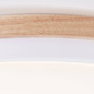 Preview: Brilliant Baarlo LED Deckenleuchte 35cm 24W Warmweiß Matt Weiß Holz FSC® G80845/75