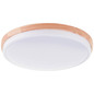 Preview: Brilliant Baarlo LED Deckenleuchte 35cm 24W Warmweiß Matt Weiß Holz FSC® G80845/75