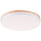 Preview: Brilliant Baarlo LED Deckenleuchte 52cm 36W Matt Weiß Holz FSC®, Nachtlicht, Timer G80846/75