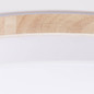 Preview: Brilliant Baarlo LED Deckenleuchte 52cm 36W Matt Weiß Holz FSC®, Nachtlicht, Timer G80846/75