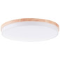 Preview: Brilliant Baarlo LED Deckenleuchte 52cm 36W Matt Weiß Holz FSC®, Nachtlicht, Timer G80846/75