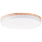 Preview: Brilliant Baarlo LED Deckenleuchte 52cm 36W Matt Weiß Holz FSC®, Nachtlicht, Timer G80846/75